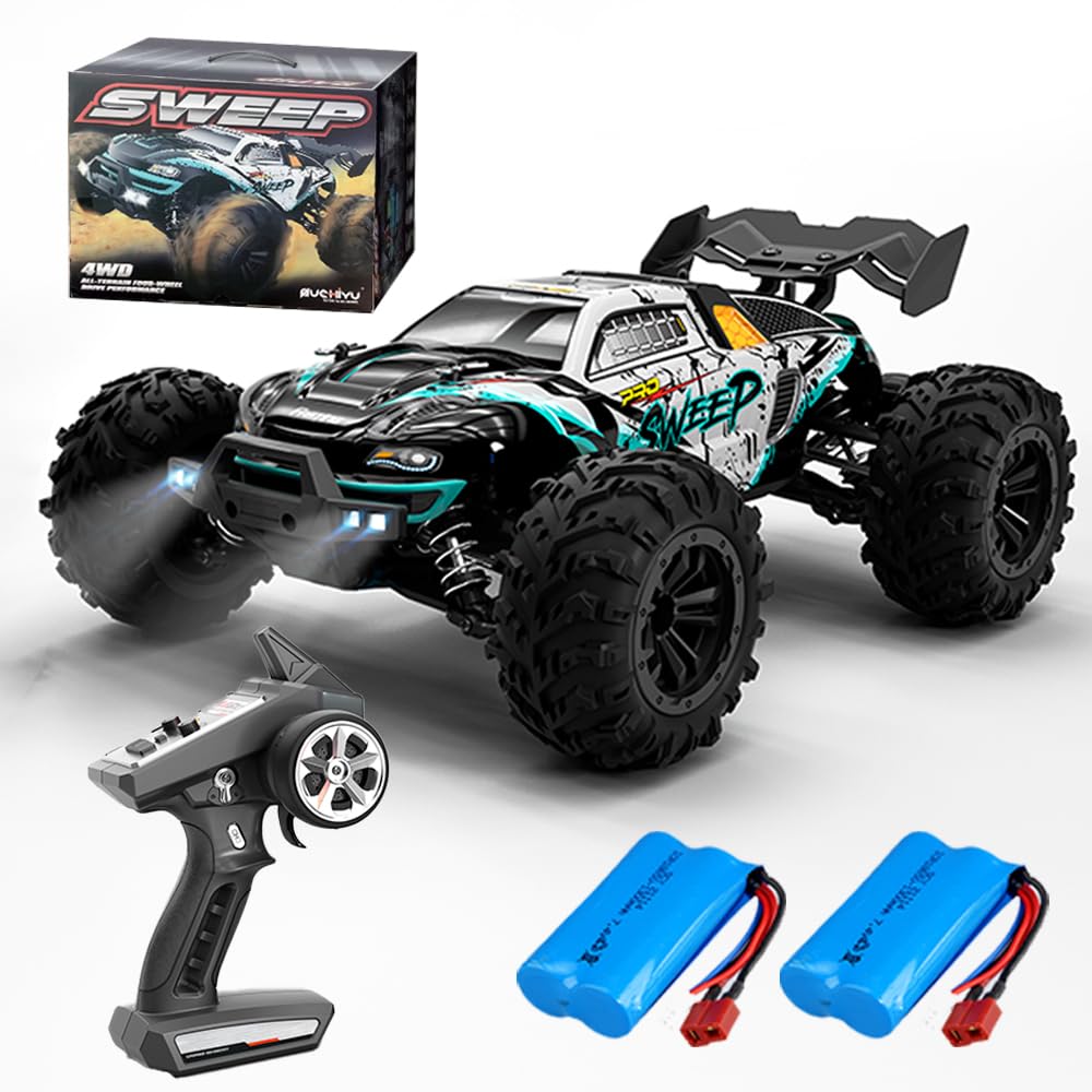 X-Verse 16101PRO 1:16 RC Truggy 70 km/h, 4WD wasserdicht mit Bürstenlosmotor und 2 Akkus.