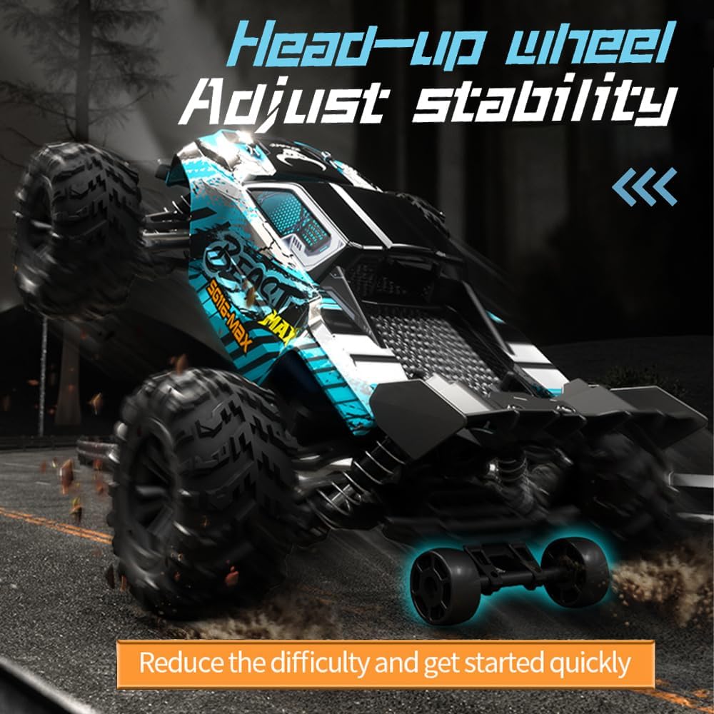 Teeggi SG116 MAX 1:16 RC Buggy 80 km/h, 4WD Bürstenlosmotor mit Tragetasche und 3 Akkus.