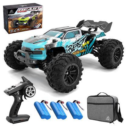 X-Verse SG116 MAX 1:16 RC Auto 80 km/h, 4WD wasserdicht mit Bürstenlosmotor und 3 Akkus.