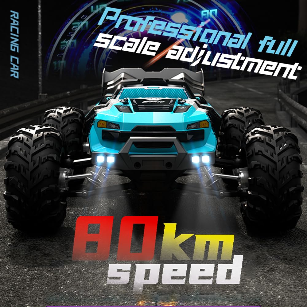 X-Verse SG116 MAX 1:16 RC Auto 80 km/h, 4WD wasserdicht mit Bürstenlosmotor und 3 Akkus.