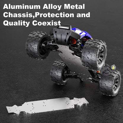 Teeggi 1:14 RC Auto 100 km/h, 4WD Offroad Buggy mit 3S Bürstenlosmotor und 3 Akkus (Lila).